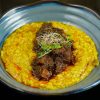 Beef kala bhuna, arborio khichdi