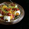 Dahi puchka chaat, angoor chutney